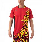 Yonex Men's Crew Neck Slim Fit T-Shirt 10442 Tornado Red